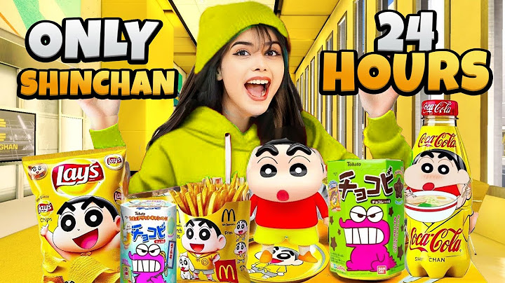 Using only SHINCHAN things for 24 Hours!