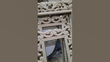 3d carving frame 😍for mirrors cnc wood carving