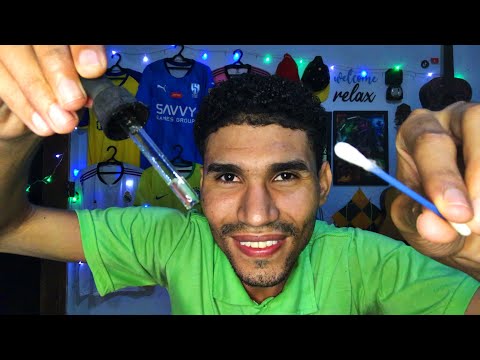 ASMR - CUIDANDO DO SEU PODRIDÃO CEREBRAL🧠! Não Pisque seus olhos👀