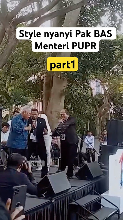 menteri pupr ternyata jago nyanyi pada saat acara WWF