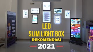 Desain Promosi Terlihat Jelas dan Elegan dengan LED SLIM LIGHT BOX