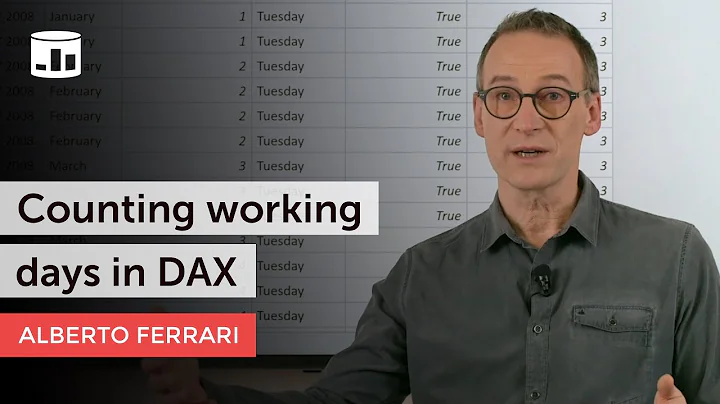 Counting working days in DAX