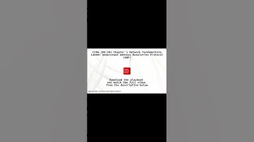 CCNA 200 301 Chapter 1 Network Fundamentals Lab007 Understand Address Resolution Protocol ARP #ccna