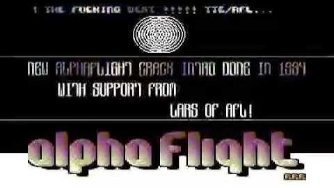 Alpha Flight - C64 New Intro [C64 Intro]