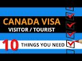 CANADA TOURIST VISA DOCUMENT CHECKLIST 2020 - How to apply for visitor visa to Canada 1/3