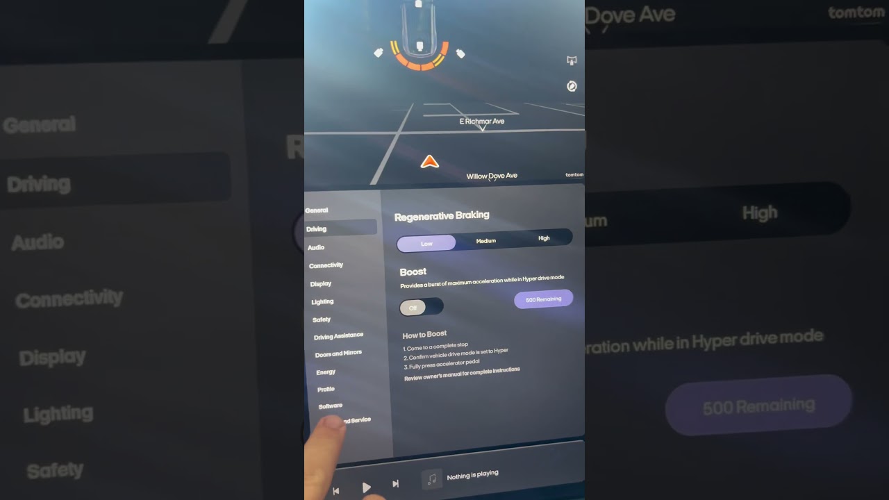 2023 Fisker Ocean One better range. Regen in low setting WOW !!!!😳 
