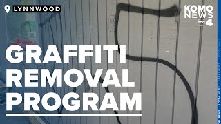 Lynnwood graffiti removal program launches to deal with persistent crime