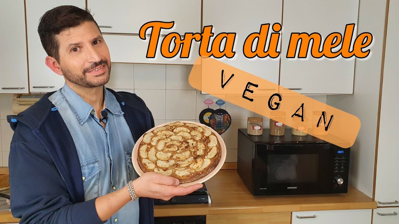 Torta di mele | Senza zucchero, uova e latte. Vegana e leggera, ma golosa | Laboratorio Domestico