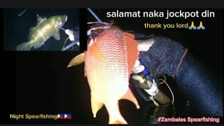 Night Spearfishing philipines🇵🇭🇵🇭🇵🇭salamat naka jockpot din thank you lord🙏🙏 by Zambales Spearfishing 136 views 1 month ago 12 minutes, 31 seconds