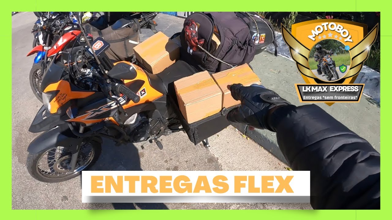 PRIMEIRA VEZ FAZENDO ENTREGA DO MERCADO ENVIOS FLEX