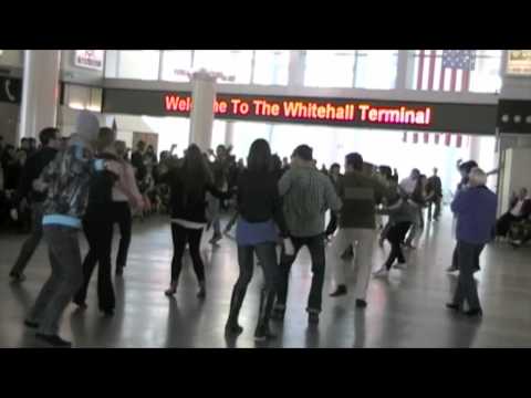 Corner of the Sky: A "Broadway Ambush" at the Staten Island Ferry