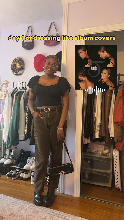 which album cover should I style next?💿🎶#rnb #music #song #ootd #stylingvideos #outfitideas #album
