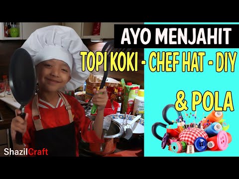 Video: Cara Menjahit Topi Koki