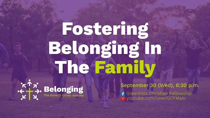 Fostering Belonging in the Family | 30 Sep 2020 | ...