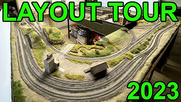 HO Scale Layout Tour - Midwest BNSF Subdivision 2023