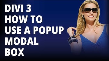 Divi 3 How To Use A Popup Modal Box 👈