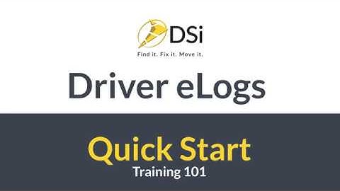 Driver Training 101   Quick Start