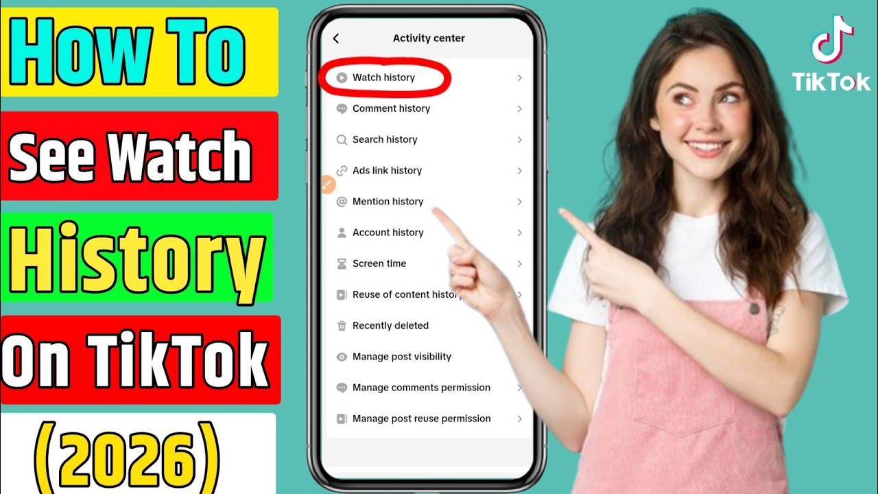 How to see watch history on TikTok