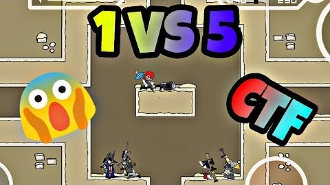 Mini Militia 1VS5 ULTIMATE CHALLENGE !! CAPTURE THE FLAG (CTF) !! MINI MILITIA DA2