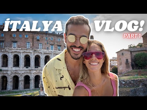 İTALYA'dayız! İlk Günümüz Nasıl Geçti? - Roma Sokakları | İtalya Vlog Part 1