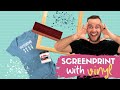 How To Screen Print with Cricut + Vinyl