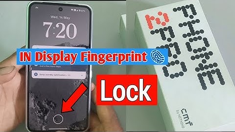 CMF Phone 2 Pro In Display Fingerprint Setting/How to display fingerprint lock in cmf phone 2 pro 5g