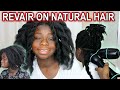 How To Use Revair Blow Dryer On Natural Hair 4C