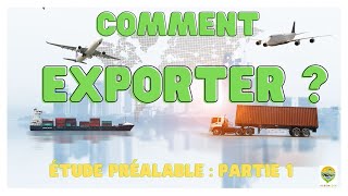 EXPORTATION de produits AGRICOLES (1\/3) - Étude préliminaire