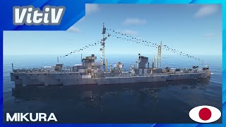 IJN Mikura - Mikura-class Escort Ship - Minecraft