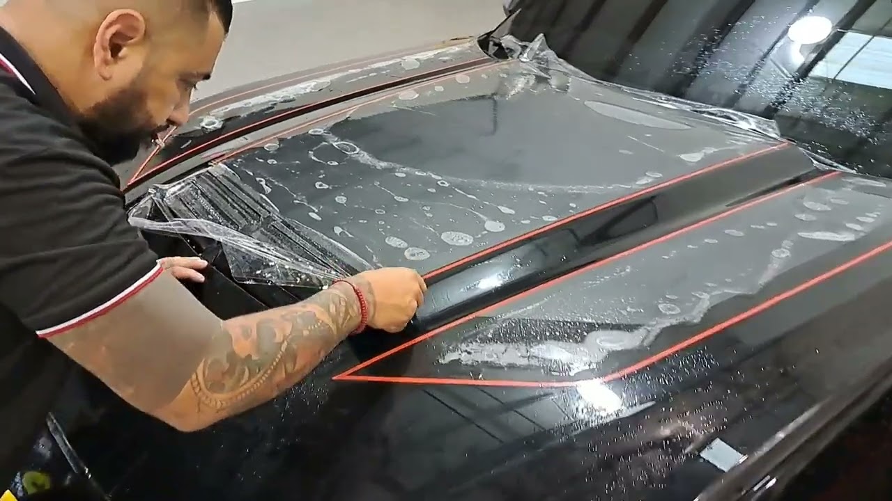 PPF Installation on 2024 Dark Horse Mustang | Gloss PPF with Satin Decal Cutouts