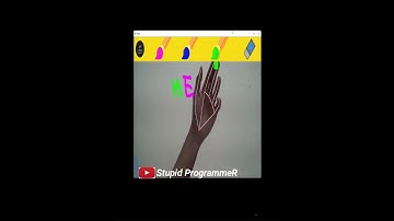 How to make a Virtual Painter or Artificial intelligence Painter #python #opencv #paint #shorts