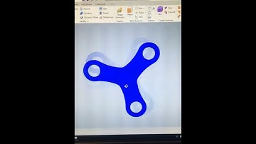 fidget spinner in autodesk inventor professional