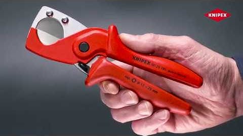 KNIPEX Pipe cutter for plastic composite pipes (Article no. 90 25 185)