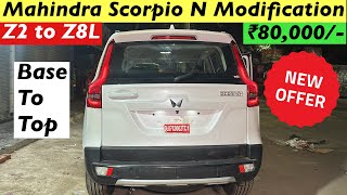 Scorpio N Base Model Modified | Scorpio N Base To Top Model Modification