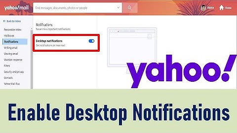 Yahoo Mail Tips and Tricks | Enable Desktop Notification on Yahoo Mail |Yahoo Tutorial Biplob I Tech