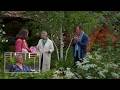 RHS Chelsea garden winner interview and we see her receiving the surprise award (UK) 22/May/2026