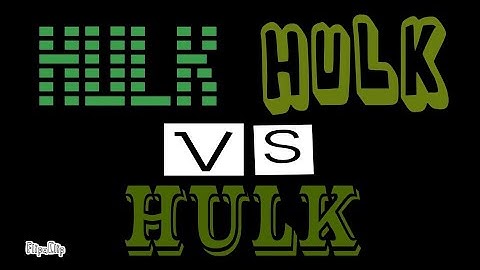Hulk vs Hulk vs Hulk (part 1) flipaclip animation