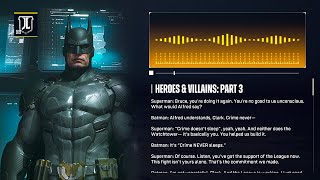 All Heroes & Villains Calls (A.R.G.U.S Tapes) - Suicide Squad Kill the Justice League