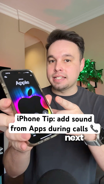 ✅ Enable SOUNDS on your Phone Calls 📞 #iphonetips #iphone #iphonetricks #shorts