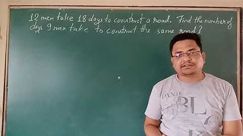 Unitary method inverse variation