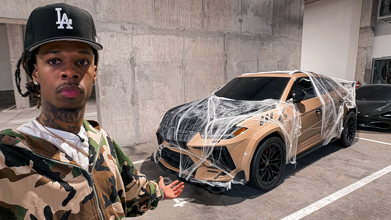 i wrapped my urus in webs - YouTube