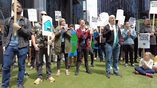 Amazon workers protest return-to-office mandate