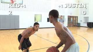 V1F - 1 on 1 Basketball, Game 037 (Red vs Justin)