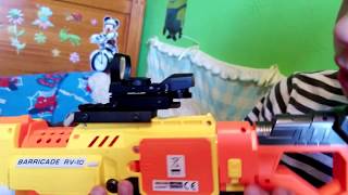 Nerf Custom Tactical Sight Attachment Mod For Barricade Rv-10