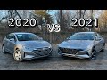 2021 vs 2020 Hyundai Elantra comparison side by side
