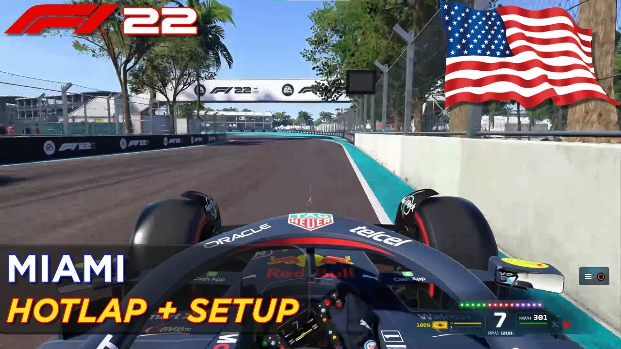F1 22 United States (Miami) Setups - F1Laps