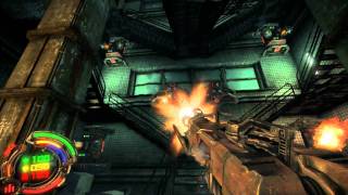 Hard Reset - Walkthrough Part 3 (Level 2: Sector 6 - wipefest)
