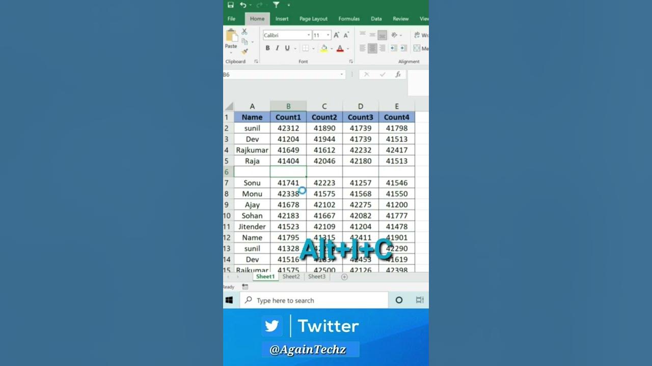 Excel Sheet Mein Row Aur Column Insert Karne Ki Shortcut Keys Excel laptop-on-kaise-kare-new-laptop-chalu-kaise-kare-laptop-ko-on-karne