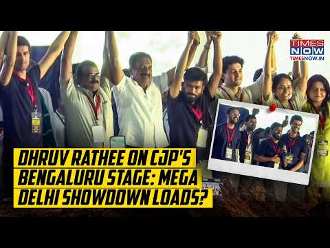 CJP's Bengaluru Protest: Dhruv Rathee, Prakash Raj Join Dipke On Stage Before Mega 'Go Gyanesh' Roar