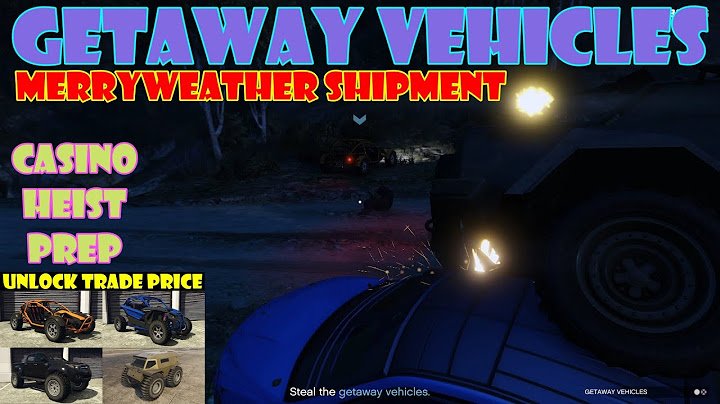 Getaway Vehicles: Merryweather Shipment 💠 Casino Heist Prep | GTA Online